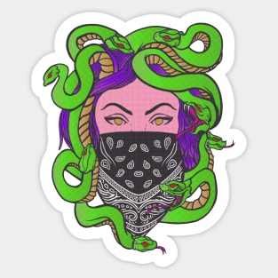 Madame Medusa Pulp Comics Sticker